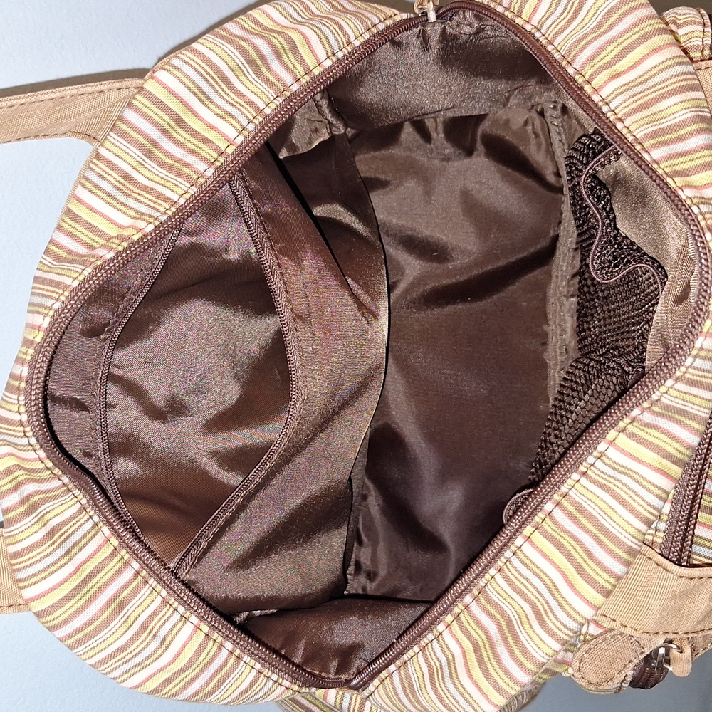 π 4 piece Longaberger bags set. Hobo, cell cosmetics, tote. Striped. - Picture 16 of 17